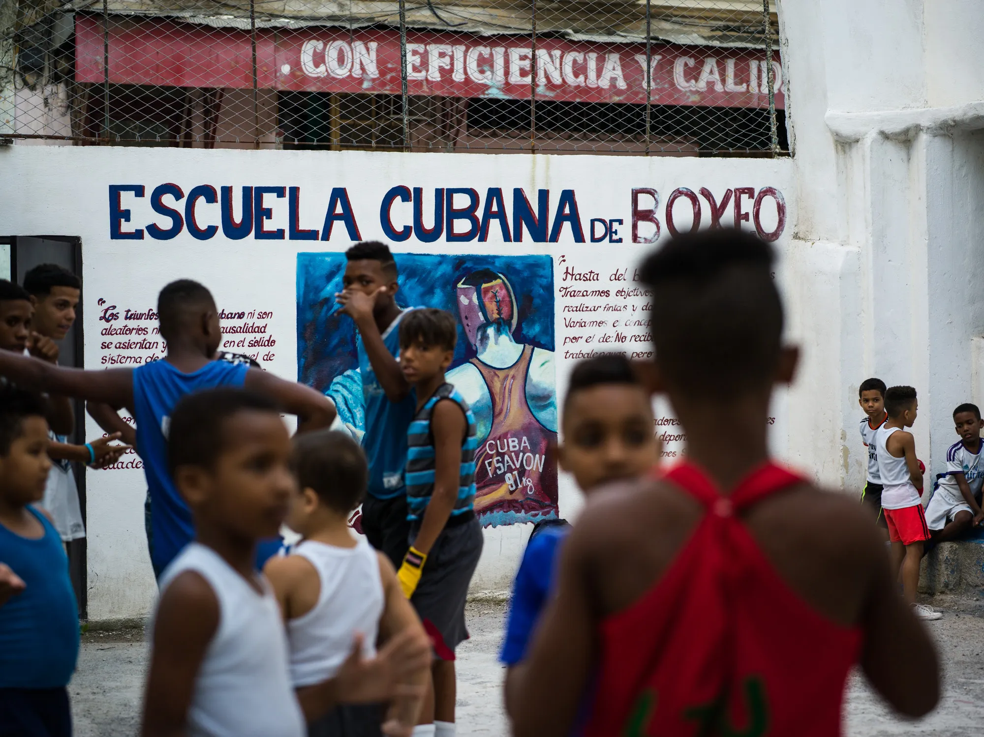 The sign of the Cuban boxing school